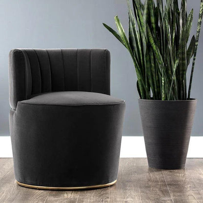 August Lounge Chair Shadow Grey Fire Rated - LOOMLAN - SUNPAN - Club Chairs