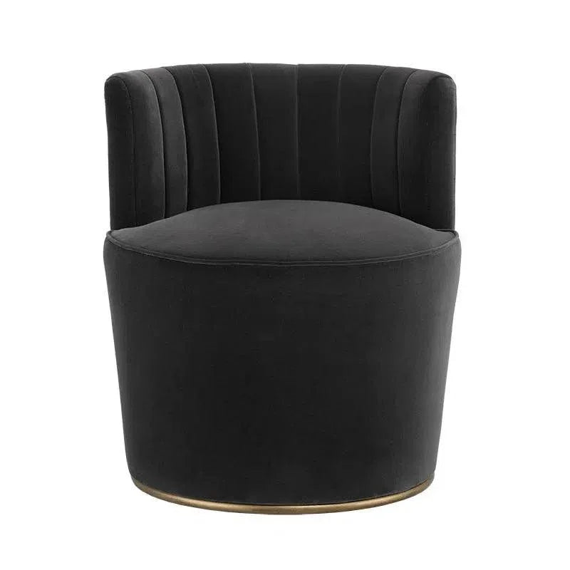 August Lounge Chair Shadow Grey Fire Rated - LOOMLAN - SUNPAN - Club Chairs