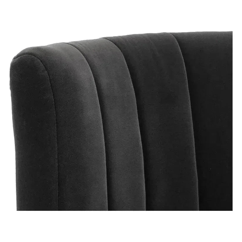 August Lounge Chair Shadow Grey Fire Rated - LOOMLAN - SUNPAN - Club Chairs