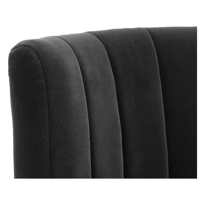 August Lounge Chair Shadow Grey Fire Rated - LOOMLAN - SUNPAN - Club Chairs