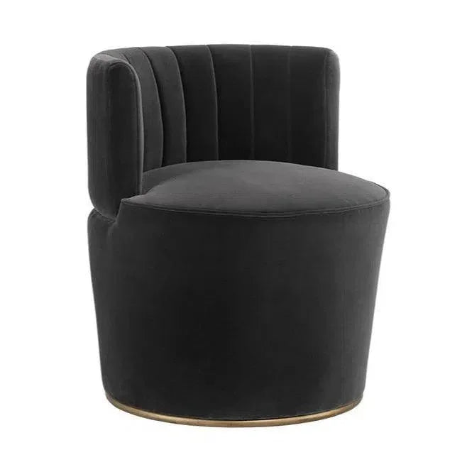 August Lounge Chair Shadow Grey Fire Rated - LOOMLAN - SUNPAN - Club Chairs