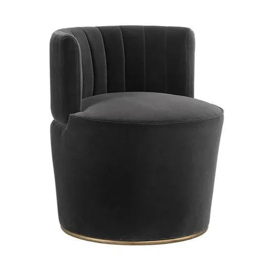 August Lounge Chair Shadow Grey Fire Rated - LOOMLAN - SUNPAN - Club Chairs