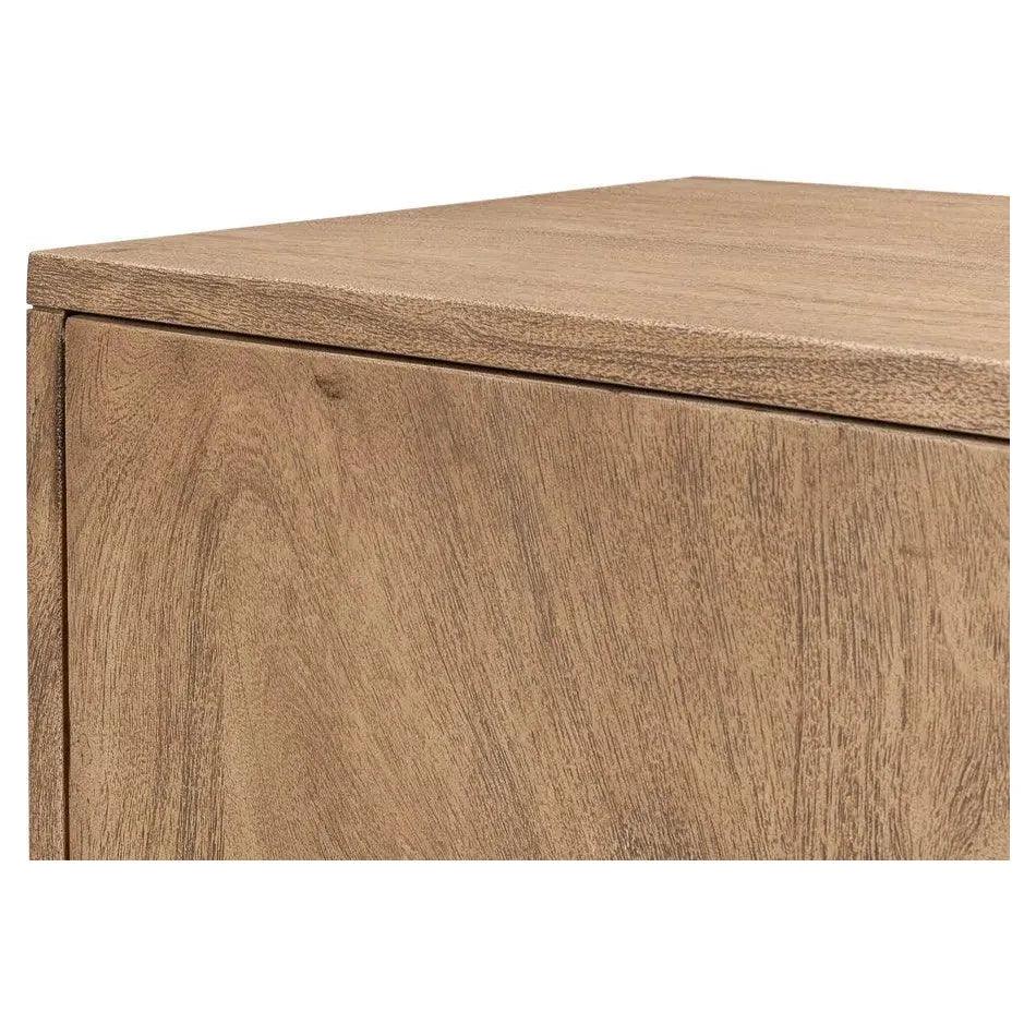 Augustus 2 Door Wooden Cabinet - LOOMLAN - Sarreid - Accent Cabinets