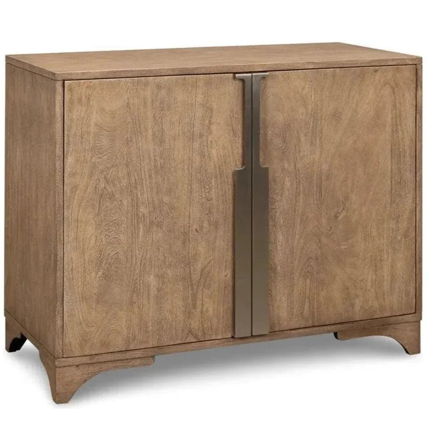 Augustus 2 Door Wooden Cabinet - LOOMLAN - Sarreid - Accent Cabinets