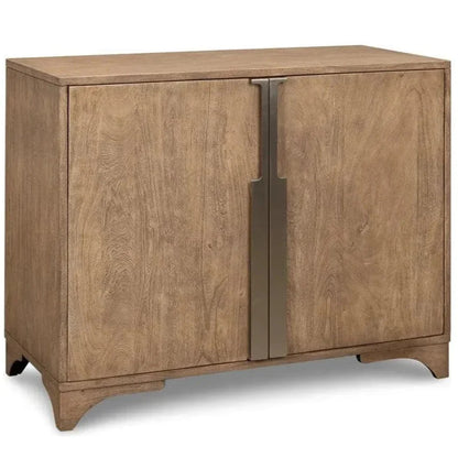Augustus 2 Door Wooden Cabinet - LOOMLAN - Sarreid - Accent Cabinets