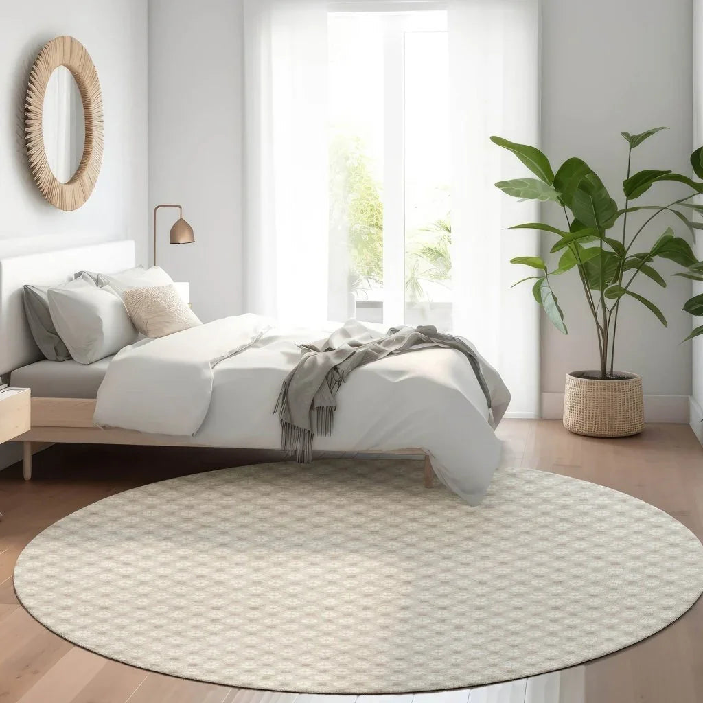 Auralyn Brown Washable Indoor - Outdoor Rug - LOOMLAN - LOOMLAN Rugs - Outdoor Rugs