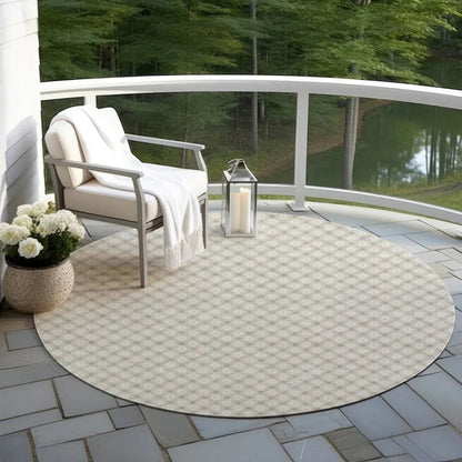 Auralyn Brown Washable Indoor - Outdoor Rug - LOOMLAN - LOOMLAN Rugs - Outdoor Rugs