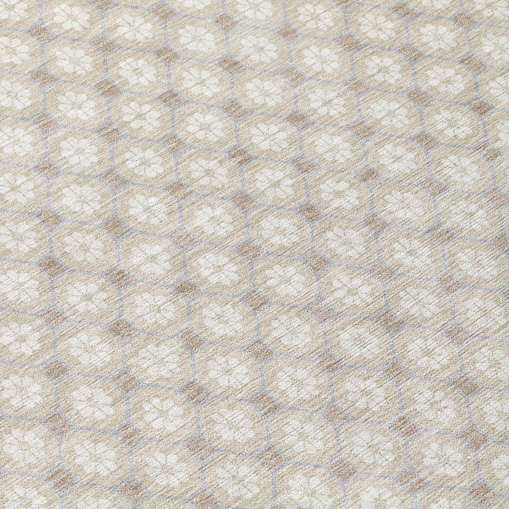 Auralyn Brown Washable Indoor - Outdoor Rug - LOOMLAN - LOOMLAN Rugs - Outdoor Rugs