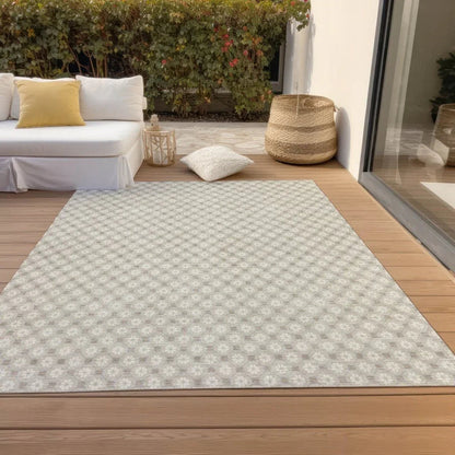 Auralyn Brown Washable Indoor - Outdoor Rug - LOOMLAN - LOOMLAN Rugs - Outdoor Rugs