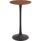 Auray Bar Table Brown with Pedestal Design - LOOMLAN - Zuo Modern - Bar Tables