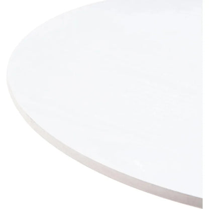 Auray White and Gold Round Bar Table - LOOMLAN - Zuo Modern - Bar Tables