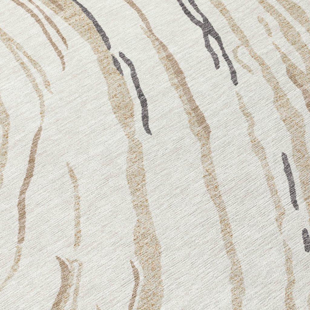 Aureva Ivory Washable Indoor-Outdoor Rug-Outdoor Rugs-LOOMLAN Rugs-LOOMLAN