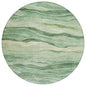 Aurienne Green Washable Indoor - Outdoor Rug - LOOMLAN - LOOMLAN Rugs - Outdoor Rugs