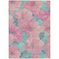 Aurithra Pink Washable Indoor - Outdoor Rug - LOOMLAN - LOOMLAN Rugs - Outdoor Rugs