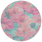 Aurithra Pink Washable Indoor - Outdoor Rug - LOOMLAN - LOOMLAN Rugs - Outdoor Rugs