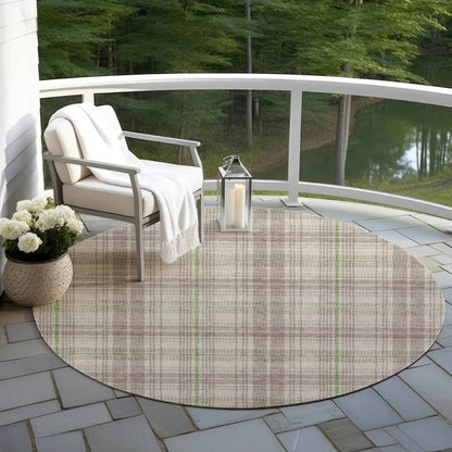 Aurora Beige Washable Indoor-Outdoor Rug-Outdoor Rugs-LOOMLAN Rugs-LOOMLAN