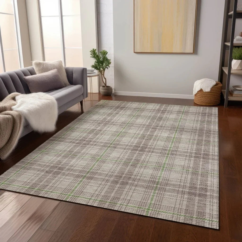 Aurora Beige Washable Indoor-Outdoor Rug-Outdoor Rugs-LOOMLAN Rugs-LOOMLAN