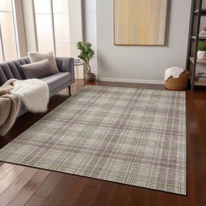 Aurora Beige Washable Indoor-Outdoor Rug-Outdoor Rugs-LOOMLAN Rugs-LOOMLAN