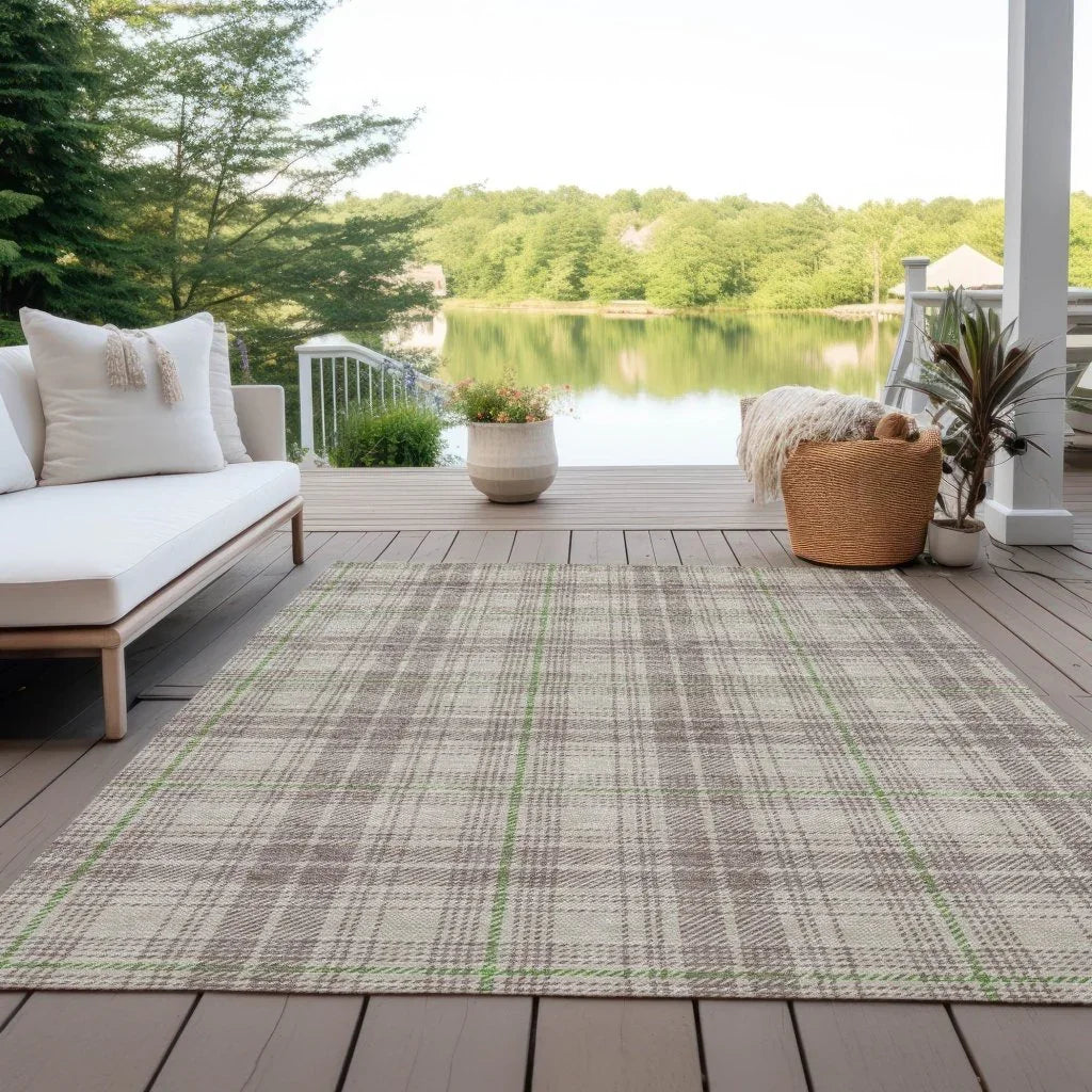 Aurora Beige Washable Indoor-Outdoor Rug-Outdoor Rugs-LOOMLAN Rugs-LOOMLAN