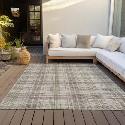 Aurora Beige Washable Indoor-Outdoor Rug-Outdoor Rugs-LOOMLAN Rugs-LOOMLAN