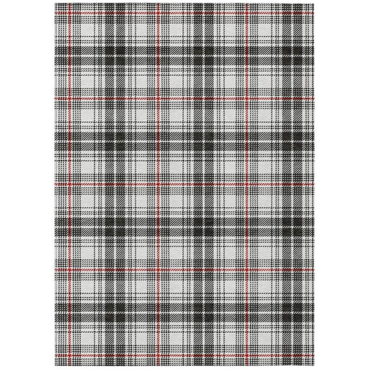 Aurora Black Washable Indoor-Outdoor Rug-Outdoor Rugs-LOOMLAN Rugs-2'6" x 3'10"-LOOMLAN