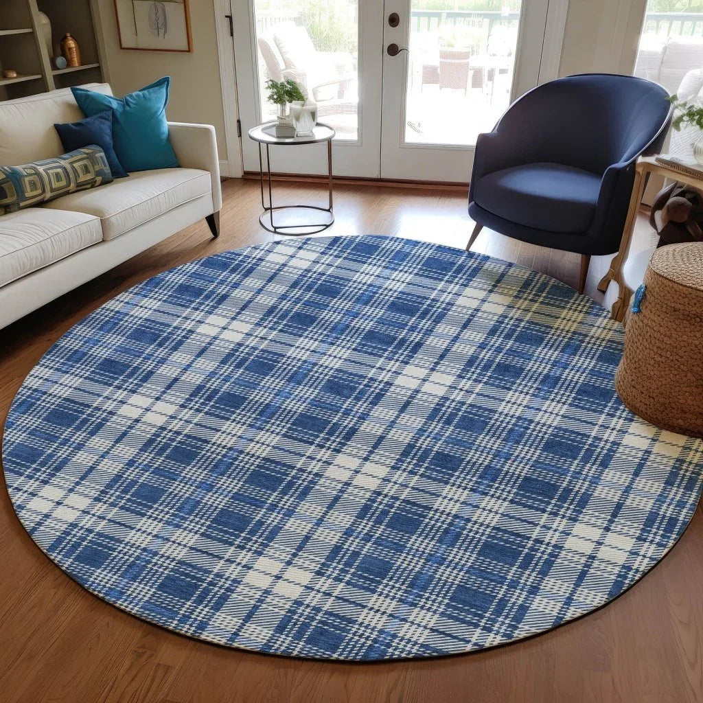 Aurora Blue Washable Indoor-Outdoor Rug-Outdoor Rugs-LOOMLAN Rugs-LOOMLAN