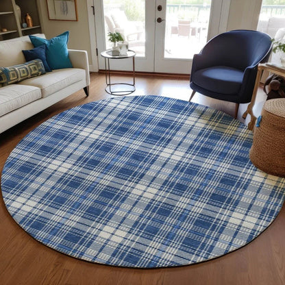 Aurora Blue Washable Indoor-Outdoor Rug-Outdoor Rugs-LOOMLAN Rugs-LOOMLAN