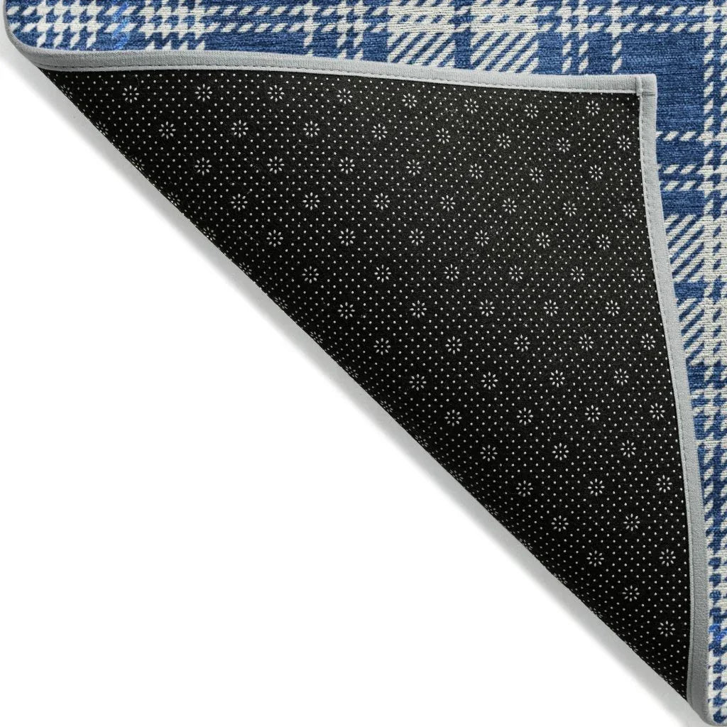 Aurora Blue Washable Indoor-Outdoor Rug-Outdoor Rugs-LOOMLAN Rugs-LOOMLAN