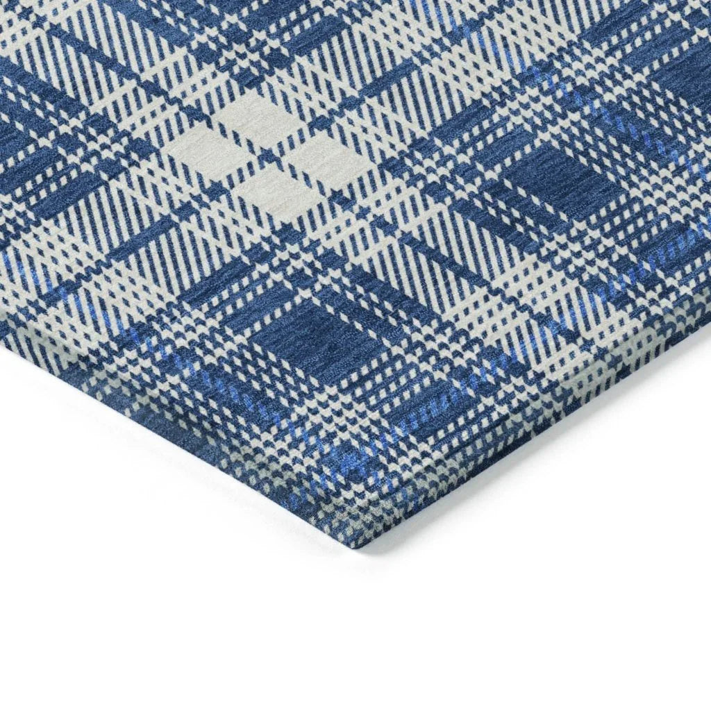 Aurora Blue Washable Indoor-Outdoor Rug-Outdoor Rugs-LOOMLAN Rugs-LOOMLAN