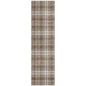 Aurora Brown Washable Indoor-Outdoor Rug-Outdoor Rugs-LOOMLAN Rugs-2'3" x 7'6"-LOOMLAN