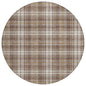 Aurora Brown Washable Indoor-Outdoor Rug-Outdoor Rugs-LOOMLAN Rugs-8' x 8'-LOOMLAN