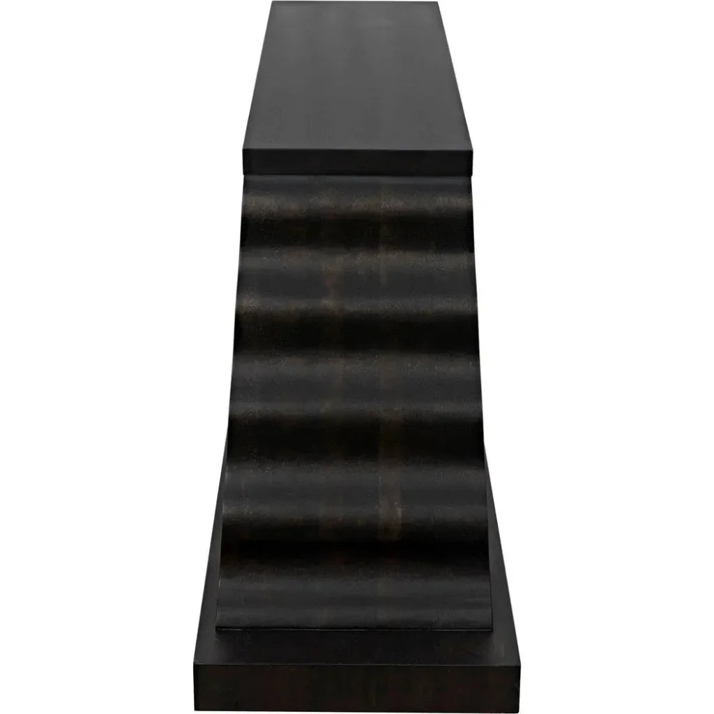 Aurora Console, Ebony Walnut - LOOMLAN - Noir - Console Tables