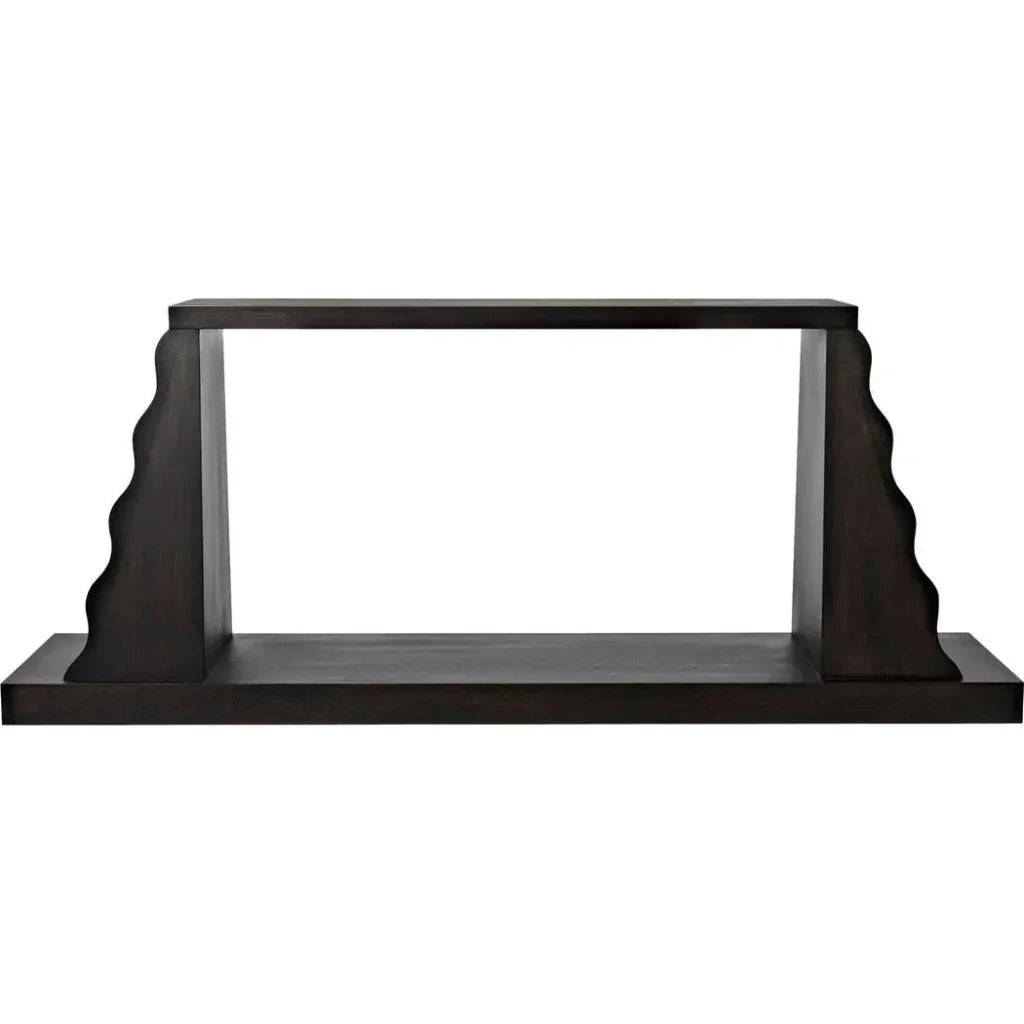 Aurora Console, Ebony Walnut - LOOMLAN - Noir - Console Tables