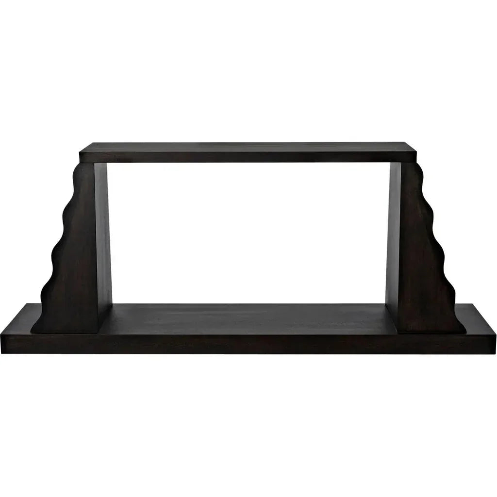 Aurora Console, Ebony Walnut - LOOMLAN - Noir - Console Tables