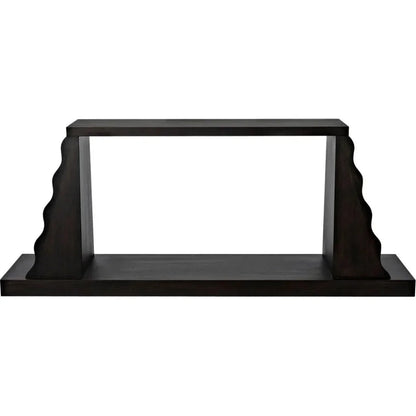 Aurora Console, Ebony Walnut - LOOMLAN - Noir - Console Tables