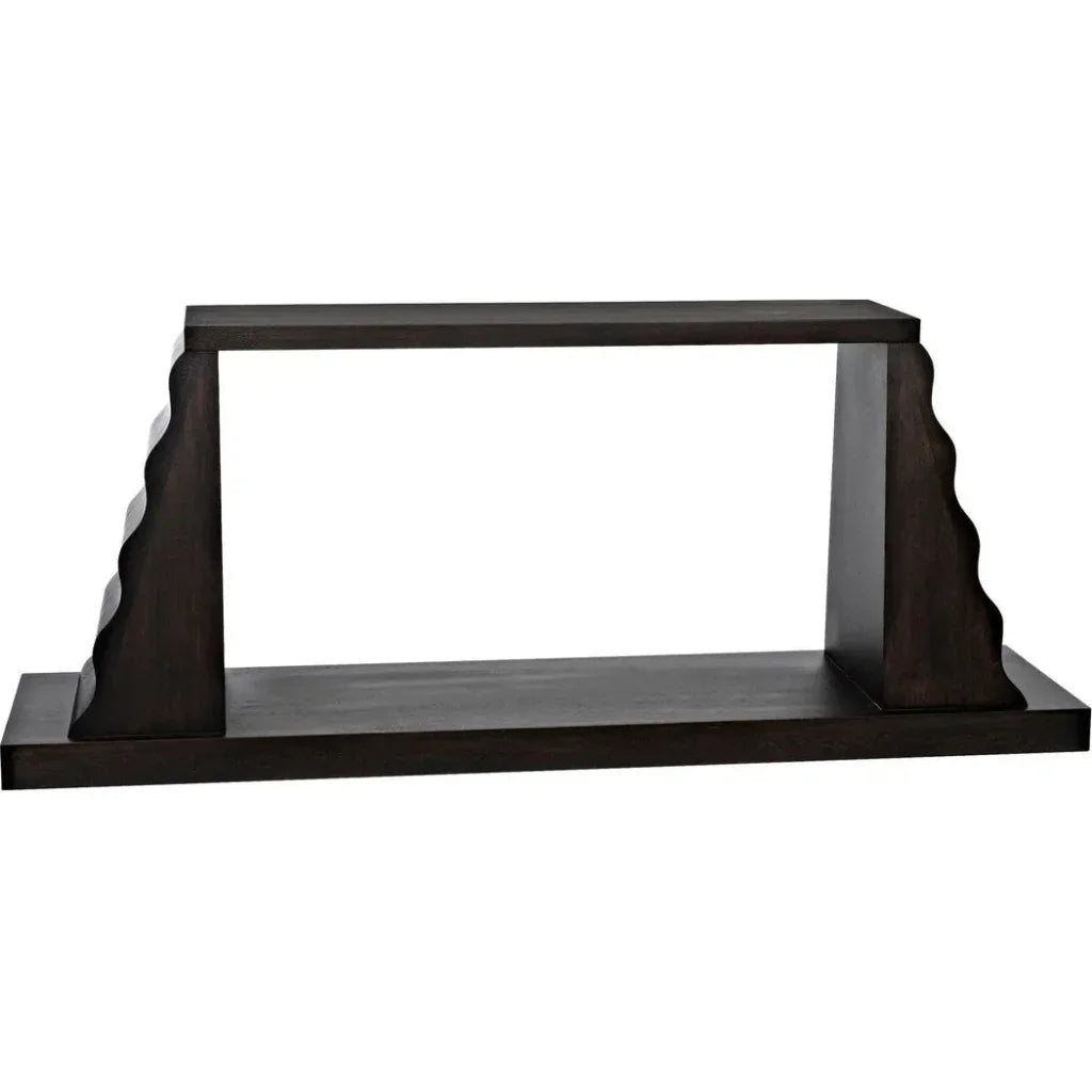 Aurora Console, Ebony Walnut - LOOMLAN - Noir - Console Tables