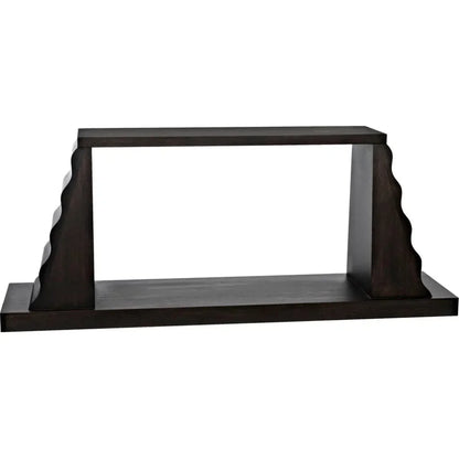 Aurora Console, Ebony Walnut - LOOMLAN - Noir - Console Tables