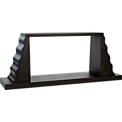 Aurora Console, Ebony Walnut - LOOMLAN - Noir - Console Tables