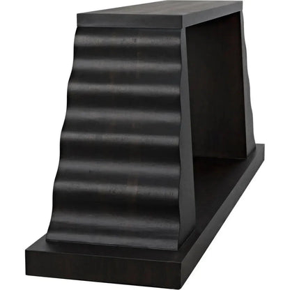 Aurora Console, Ebony Walnut - LOOMLAN - Noir - Console Tables