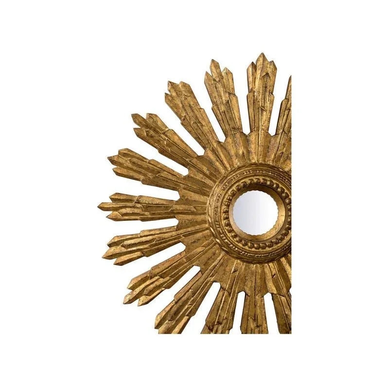 Aurora Glistening Gold Finish Framed Wall Mirror - LOOMLAN - Chelsea House - Wall Mirrors