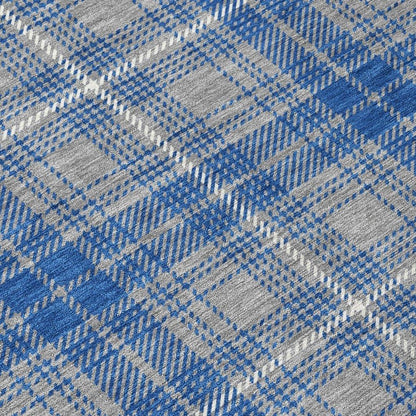 Aurora Gray Washable Indoor-Outdoor Rug-Outdoor Rugs-LOOMLAN Rugs-LOOMLAN