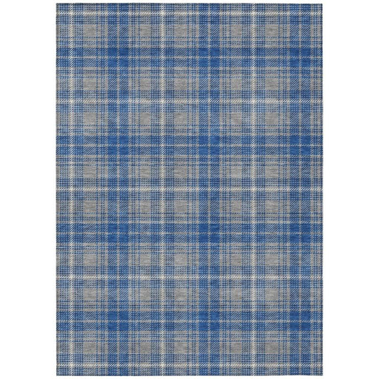 Aurora Gray Washable Indoor-Outdoor Rug-Outdoor Rugs-LOOMLAN Rugs-2'6" x 3'10"-LOOMLAN