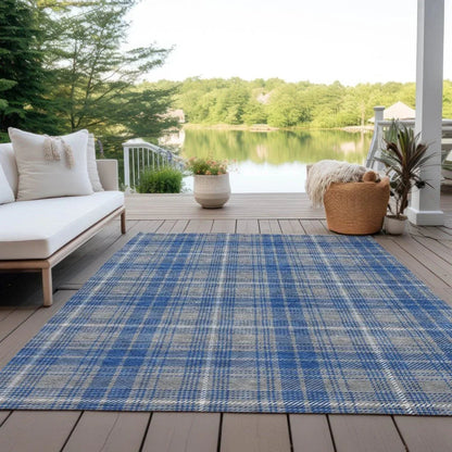 Aurora Gray Washable Indoor-Outdoor Rug-Outdoor Rugs-LOOMLAN Rugs-LOOMLAN
