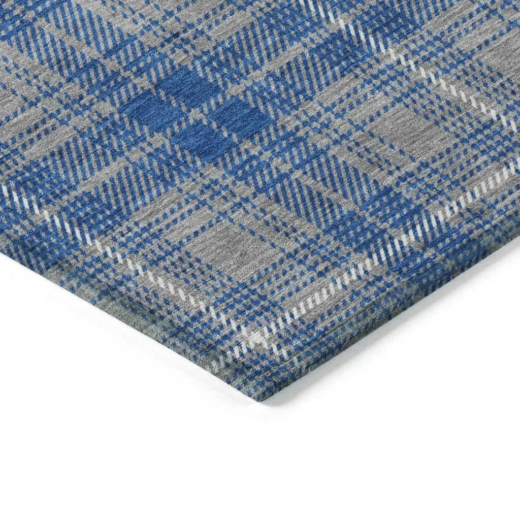 Aurora Gray Washable Indoor-Outdoor Rug-Outdoor Rugs-LOOMLAN Rugs-LOOMLAN