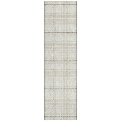 Aurora Ivory Washable Indoor-Outdoor Rug-Outdoor Rugs-LOOMLAN Rugs-2'3" x 7'6"-LOOMLAN