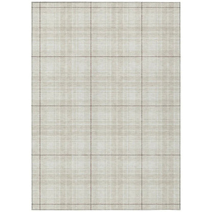 Aurora Ivory Washable Indoor-Outdoor Rug-Outdoor Rugs-LOOMLAN Rugs-2'6" x 3'10"-LOOMLAN