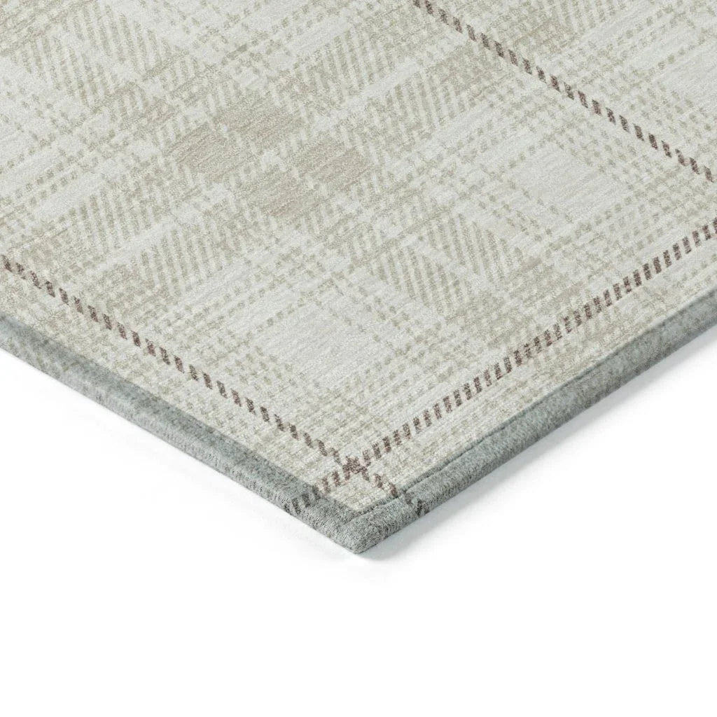 Aurora Ivory Washable Indoor-Outdoor Rug-Outdoor Rugs-LOOMLAN Rugs-LOOMLAN