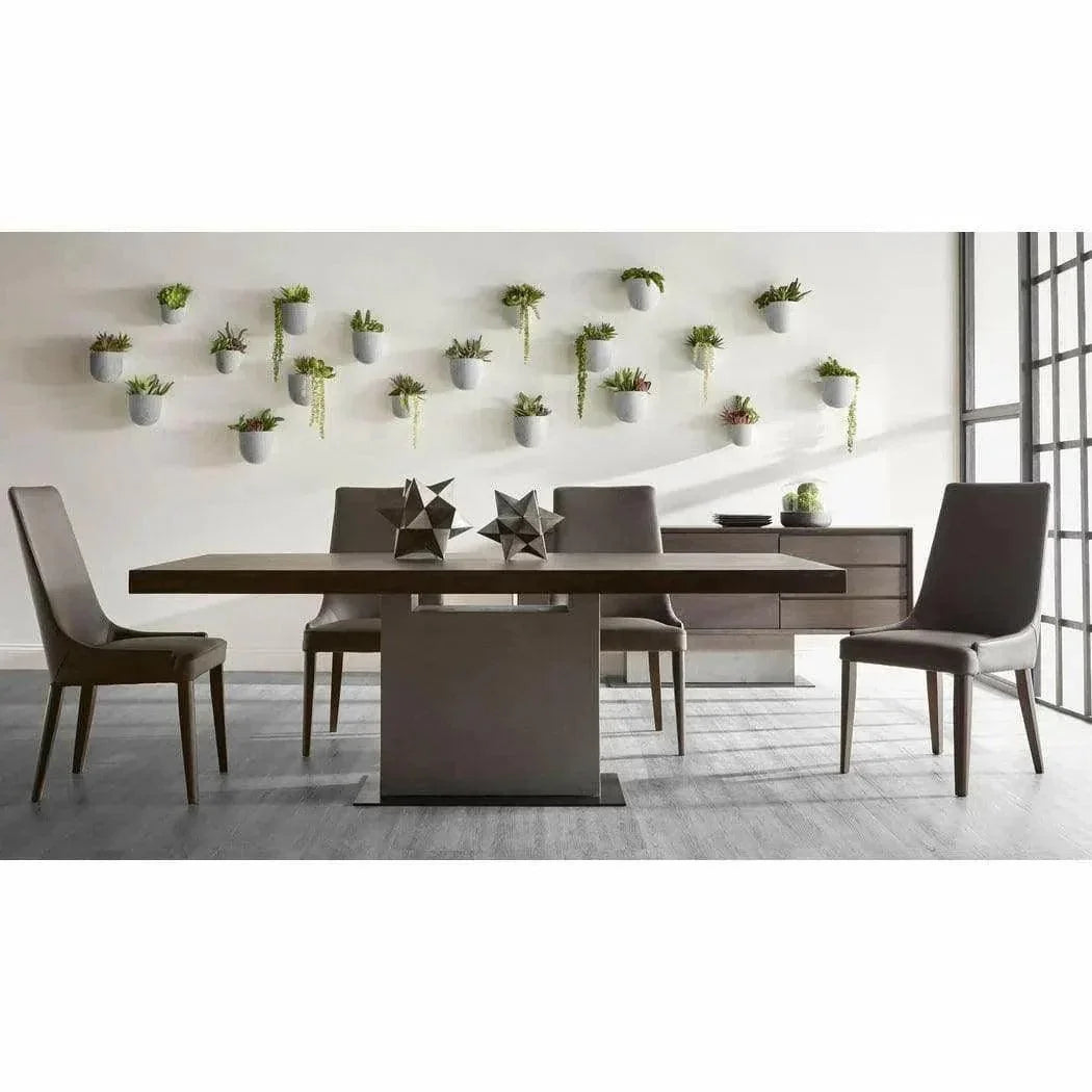 Aurora Leather Armless Dining Chair 2PC