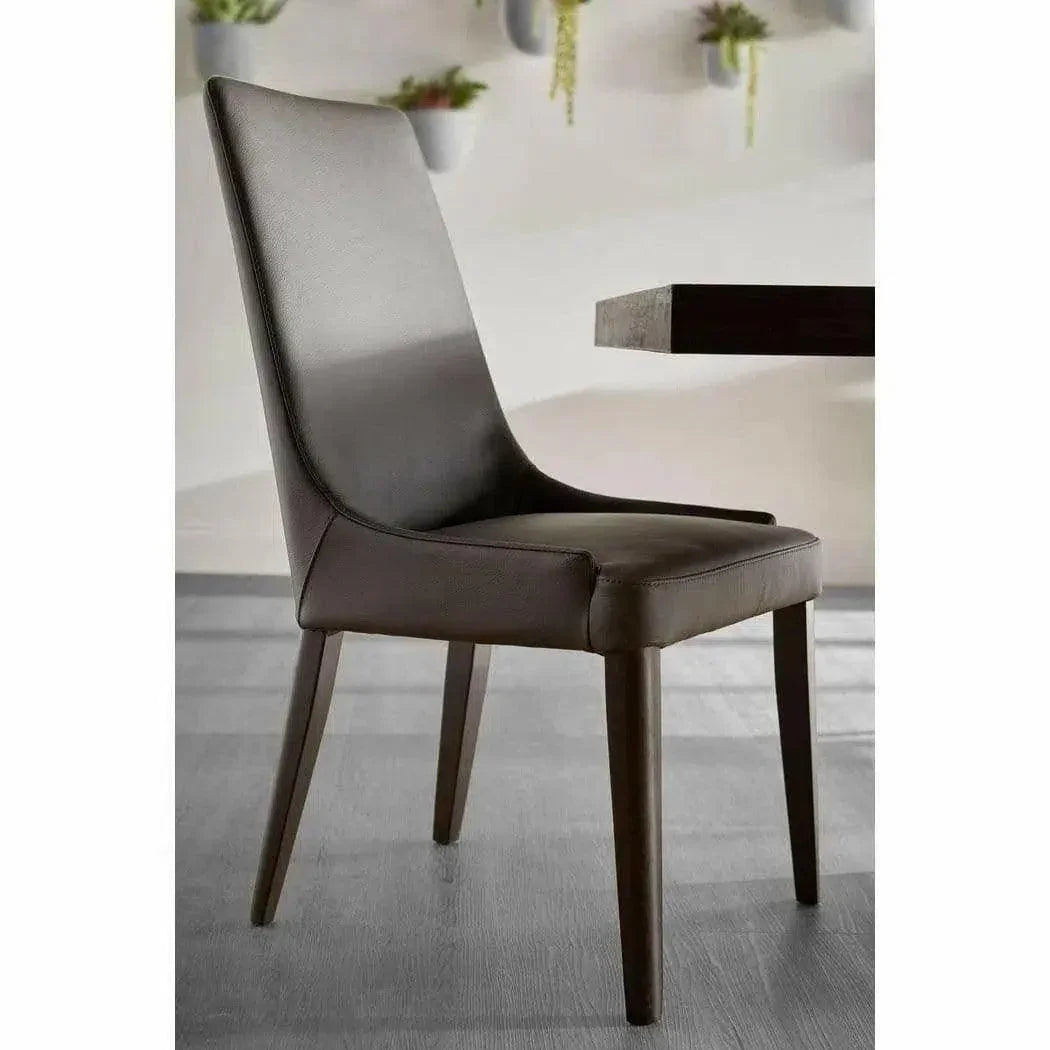 Aurora Leather Armless Dining Chair 2PC