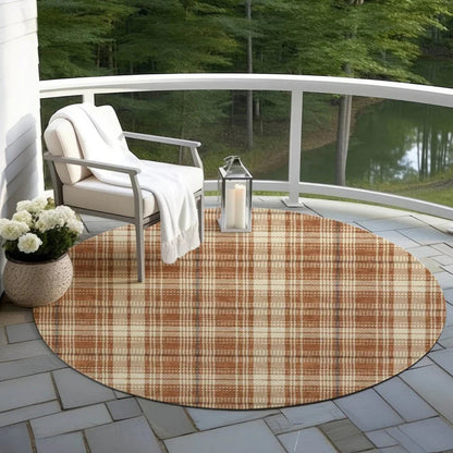 Aurora Paprika Washable Indoor-Outdoor Rug-Outdoor Rugs-LOOMLAN Rugs-LOOMLAN